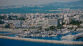 THE CITY OF LARNACA FROM ABOVE