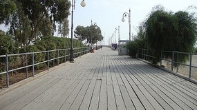 THE MARINA PIER IN LARNACA