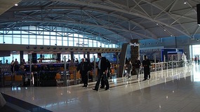 THE CAFETERIA AT THE AIRPORT