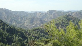The beautiful Troodos range