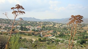 Panoramic view of Kato Lefkara 