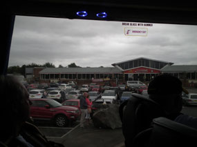 Arriving at Watford Gap - by JH