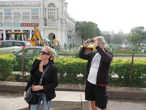 Admiring Connaught Place