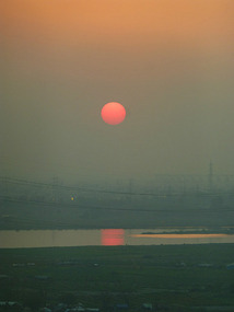Another sunset over Noida