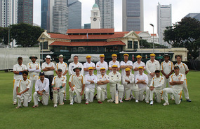 At the Singapore Cricket Club