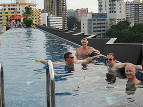 Relaxing in the Pool
