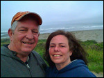 Selphie at Clam Beach, Northern California