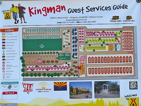 Map of the campground.