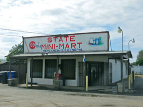 A small store in one of the small towns along 99.