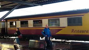 Train from Ayutthaya to Sukhothai 