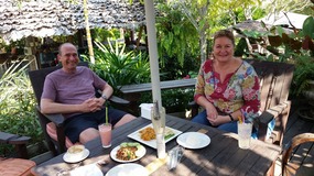 Lunch at the Sala Cafe