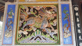 Beautiful mosaics at Tu Hieu
