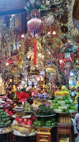 food offerings in house "102" temple