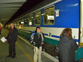 Arriving in Bologna Italy