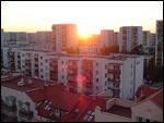 Warsaw -  Sunset View From Our Friends Apartment.