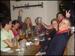 A Night At The Hofbrahaus With Busabout Friends.