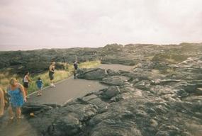 Lava Flow - Hawaii Island.