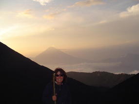 Heather On Her 50th Birthday Volcanic Mountain.