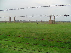 Remains Of Huts Destroyed.