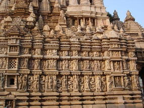 Khajuraho - Intricate Detail On The Temples.