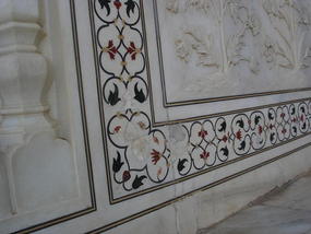Agra  - Inlaid Semi Precious Stones.