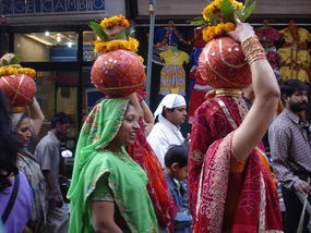Delhi - Colourful Sights In The Bazaar.