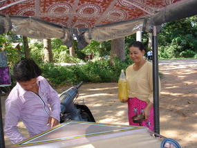 Filling Up With Fuel Cambodian Style.