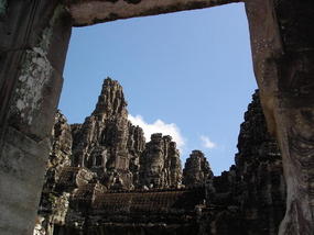 Bayon Temple At Angkor Thom.