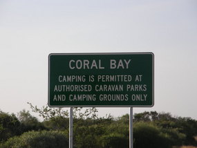 No Camping Notice.