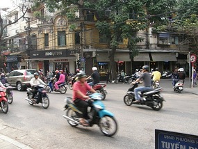 Hanoi Traffic Mayhem.