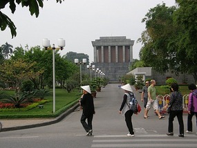 Ho Chi Minh Mausoleum.