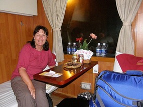 Our Train Cabin.