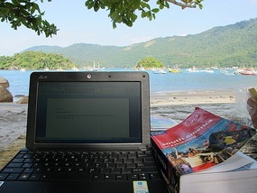 My View As I Write - Ilha Grande.
