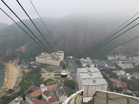 Cable Car Ride Up Sugarloaf.