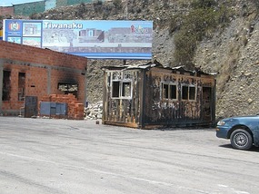 Burnt Out Toll Booth