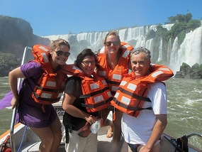 We Are Family (for the day!) - Iguazu Falls.