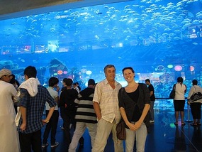 Ebony And Avan At The Underwater Wall.