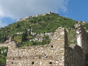 Mystras Fortress View.