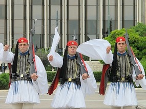 Changing Of The Guard -  Greece Style.