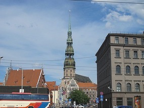 Tall Church Spire. 