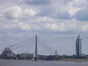 Leaving Riga.