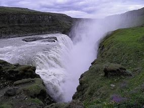 Gullfoss Waterfall.