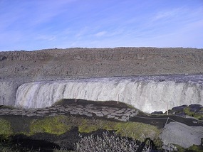 Dettifoss Waterfall.
