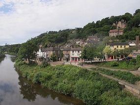 Pretty Ironbridge Gorge.