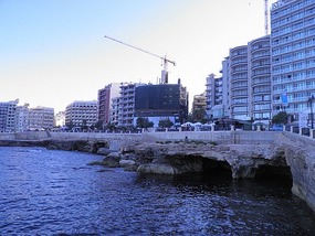 Malta - Sliema Beach.