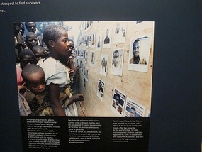 Orphans Checking Boards For News.