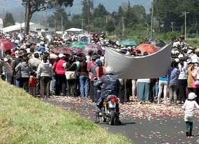 Holiday Parade - Near Quito.
