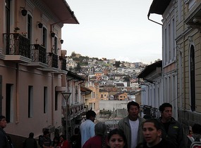 Street Scene - Quito.