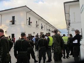 Soldiers In Popayan.