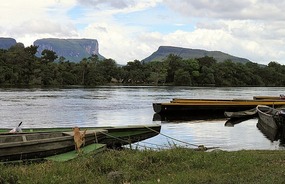 Start Of River Trip - Salto Angel Falls.